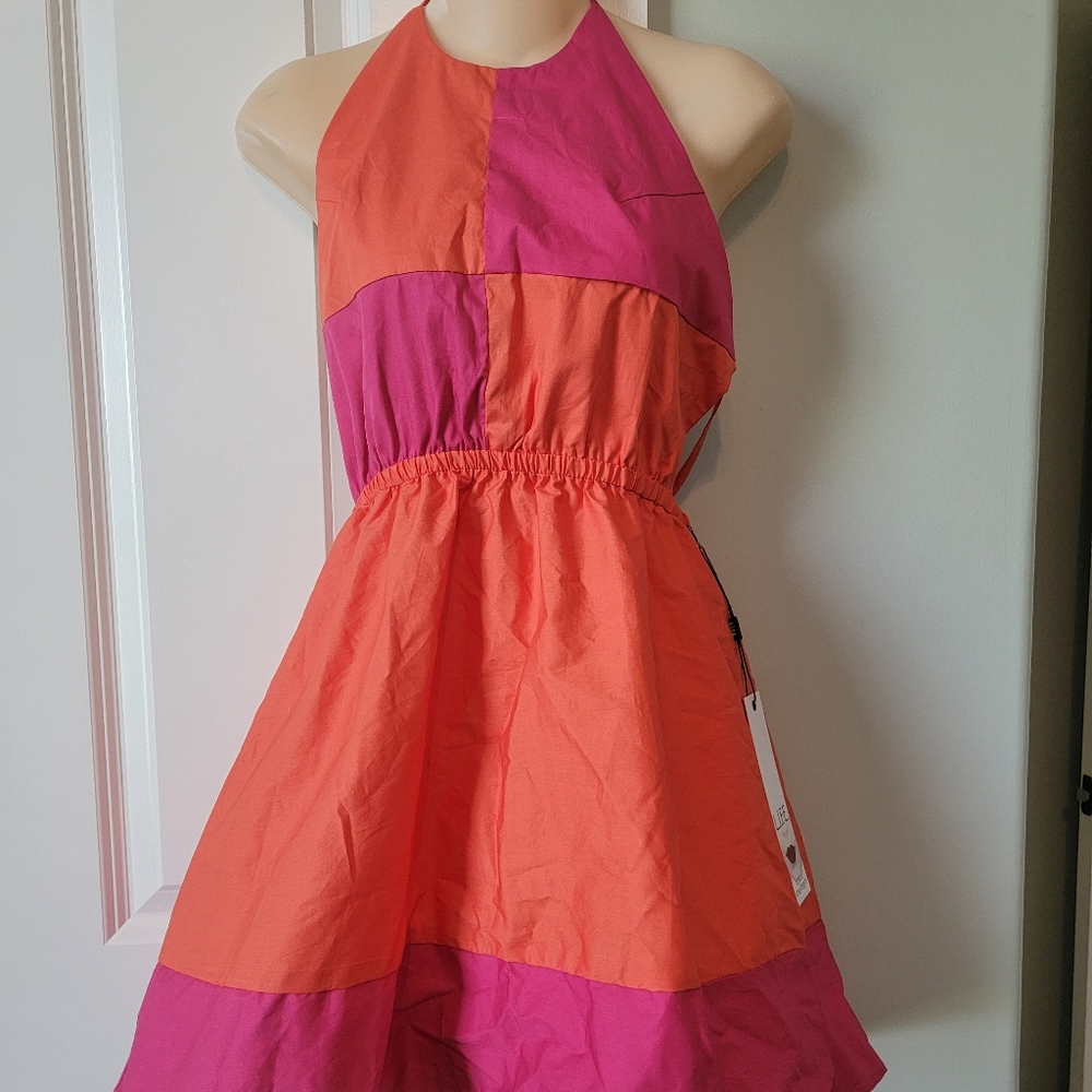 Colorblock summer dress Medium
